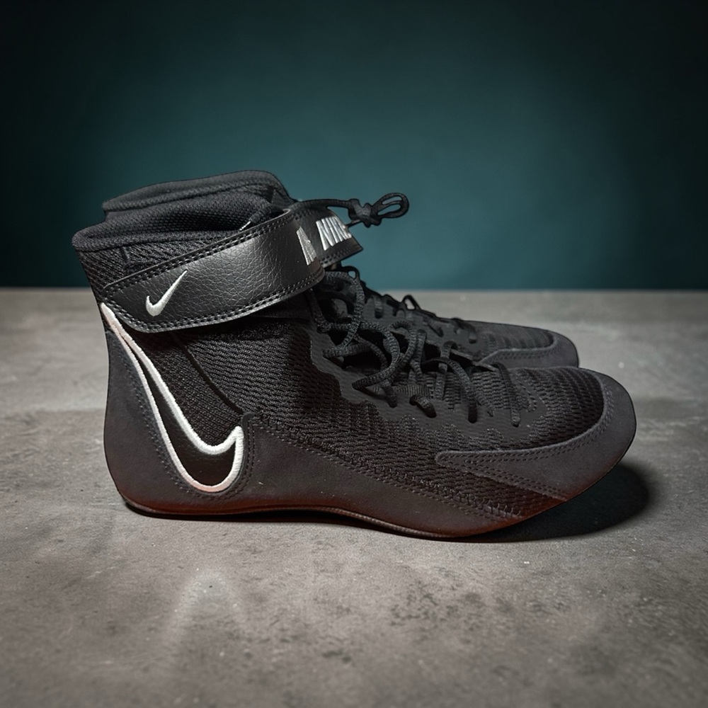 Nike Speed Sweep VIII GS Black Wrestling Shoes Youth Size 6Y Mesh Upper
